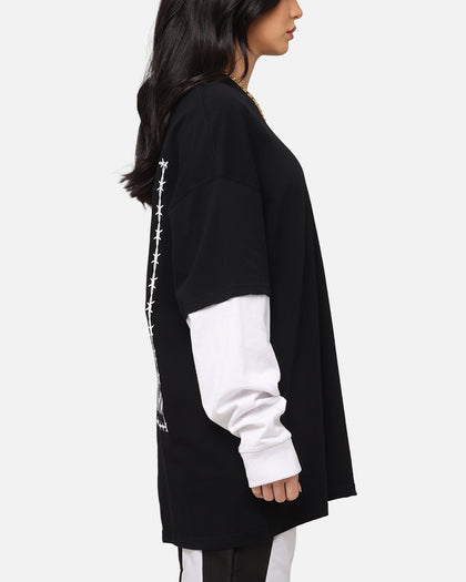 Carre C-Star Long Sleeve T-Shirt Black/White