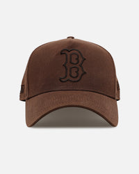 New Era Boston Red Sox 'Waxed Canvas QS' 59FORTY A-Frame Fitted Brown
