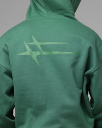 Loiter Ultra Hybrid Zip Hoodie Green