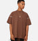 Carre Prime Oversized Raglan T-Shirt Dark Brown