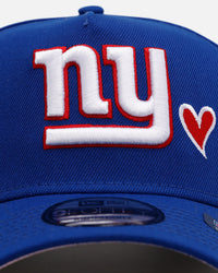 New Era New York Giants 'Team Color Hearts' 9FORTY A-Frame Snapback Official Team Color