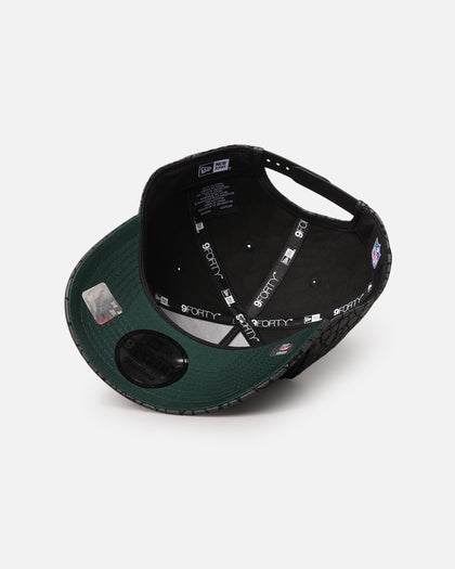 New Era Philadelphia Eagles 'Faux Croc' 9FORTY A-Frame Snapback Black
