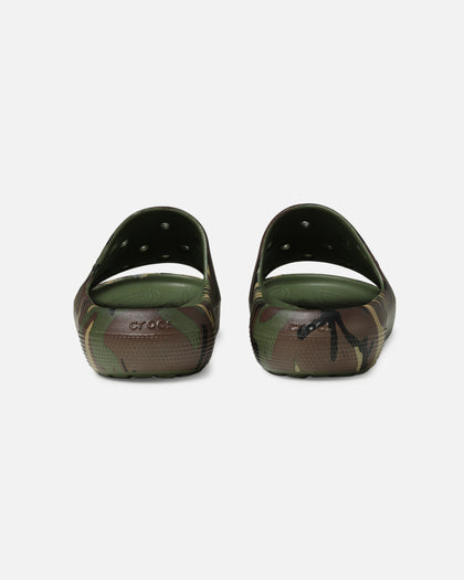 Crocs Classic Camouflage Slide V2 Army Green