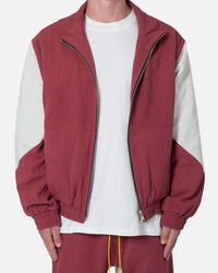 MNML Twill Racing Jacket Rust