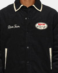 The New Establishment X Nascar Firecracker 60's Cord Racer Jacket Black