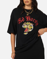 Ed Hardy Tiger Wrath T-Shirt Black