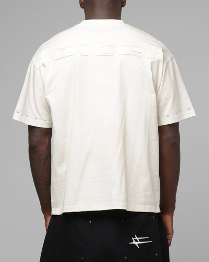 Loiter Rodeo Applique T-Shirt Off White