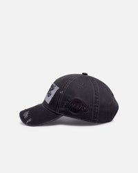 Mitchell & Ness Los Angeles Lakers 'Duct Tape' Dad Fit Strapback Washed Black
