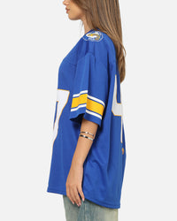 Bleacher Athletic Parramatta Eels NRL Gridiron Mesh Jersey Official Team Color