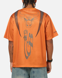 Mitchell & Ness Chicago Bulls Festival Jersey Orange/Brown
