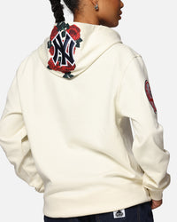 Pro Standard New York Yankees Roses Pullover Hoodie Eggshell