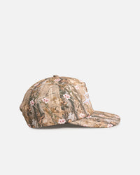 Loiter Hybrid Snapback Cap Pink Tree Camo