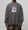 Loiter Angel Number Long Sleeve T-Shirt Charcoal