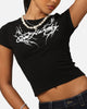 Ed Hardy Women's Tribal Baby T-Shirt Black