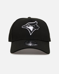 New Era Toronto Blue Jays 'Easy Black and White' 9FORTY A-Frame Snapback Black/White