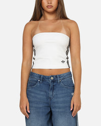 Adidas Women's 3-Stripes Tube Top White/Black