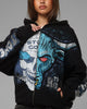 Loiter X WWE Stone Cold Beef Vintage Zip Hoodie Black