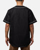 Majestic Athletic Las Vegas Raiders Denim Button Up Shirt Washed Black Denim