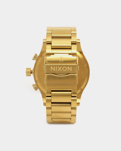 Nixon 51-30 Chrono Gold/Blue Sunray