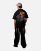 Culture Kings Chicago Blackhawks Vintage T-Shirt Black Acidwash