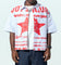 Loiter Riot Squad Button Up T-Shirt Blue Pin Stripe