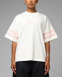 Loiter Hybrid Endzone T-Shirt Off White
