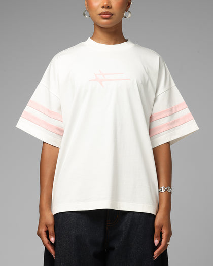 Loiter Hybrid Endzone T-Shirt Off White