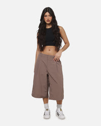 Adidas Woven Shorts Trace Brown
