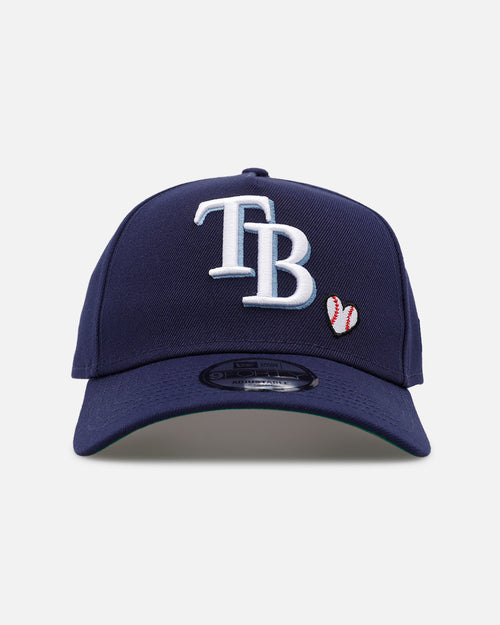 New Era Tampa Bay Rays 'Baseball Hearts' 9FORTY A-Frame Snapback Official Team Color