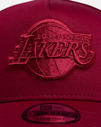 New Era Los Angeles Lakers "Cardinal Tonal" 9FORTY A-Frame Snapback Cardinal