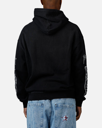 Avirex Goth Zip Hoodie Black