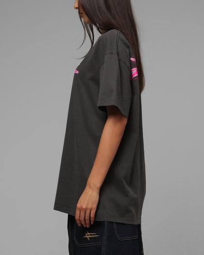 Loiter Cyber Logo T-Shirt Vintage Black
