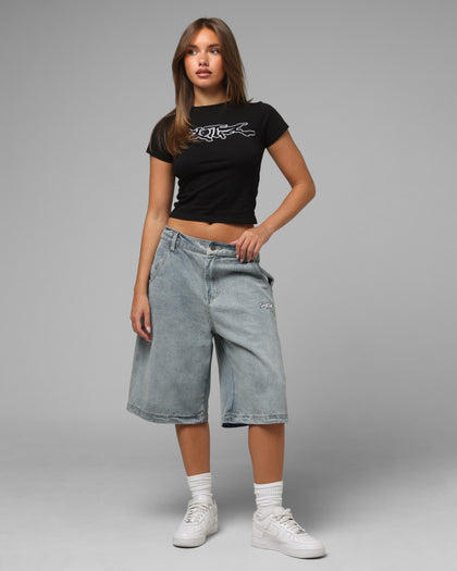 Loiter Star Born Jorts Light Blue