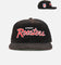 New Era Sydney Roosters 'NRL Golfer Washed Black' Pre-Curved Corduroy Golfer Snapback Washed Black