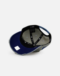 New Era Seattle Seahawks 'Distressed Denim' 9FORTY A-Frame Snapback Light Wash Denim
