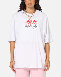 Ed Hardy Panther Ray T-Shirt White