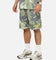 Carre Sideline Basketball Shorts Green Camo