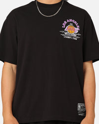 Mitchell & Ness Los Angeles Lakers Arch T-Shirt Faded Black
