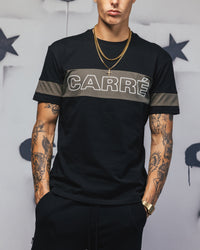 Carre Bars T-Shirt Black/Khaki