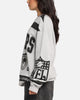 Mitchell & Ness Las Vegas Raiders Letterform Crewneck Grey Marle/Official Team Color