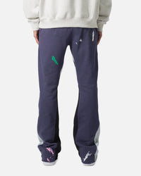 MNML Contrast Bootcut Sweatpants Vintage Navy