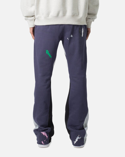 MNML Contrast Bootcut Sweatpants Vintage Navy