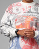 Loiter Sketch Book Long Sleeve T-Shirt White