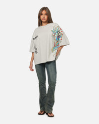 Ed Hardy Fireborn T-Shirt Grey Marle