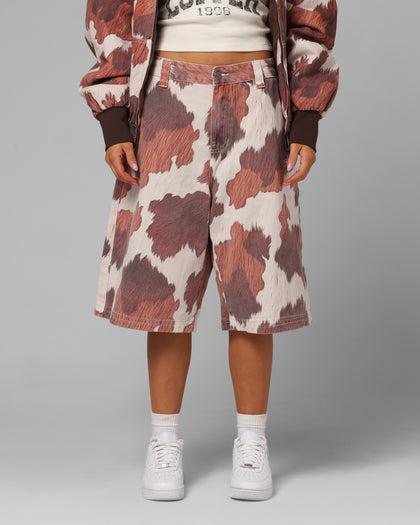 Loiter Hide Jorts Cowhide