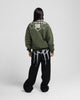 Loiter Racer Nylon Jersey Crewneck Dark Green