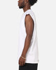 Carre Panelled Muscle T-Shirt White