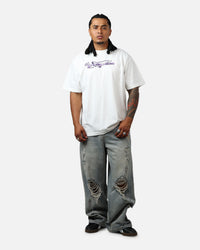 The Hundreds Y2K Bar Logo T-Shirt Light Blue