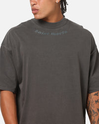 Saint Morta Fade Away Boxy T-Shirt Black Wash
