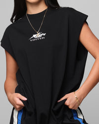 Loiter Cyber Muscle T-Shirt Black